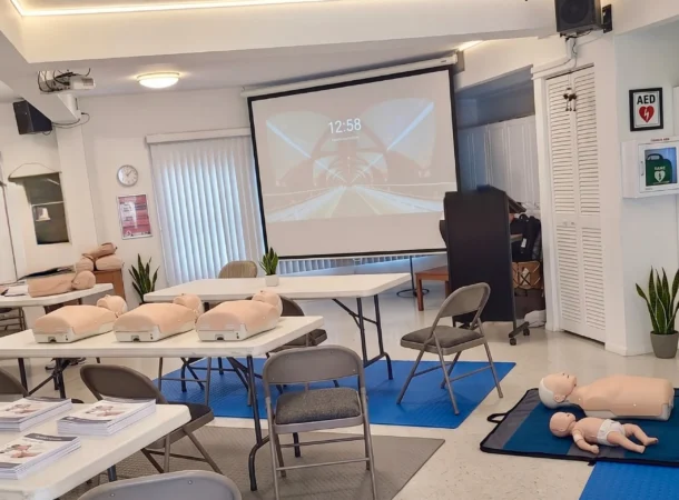 CPR Classes Sarasota classroom